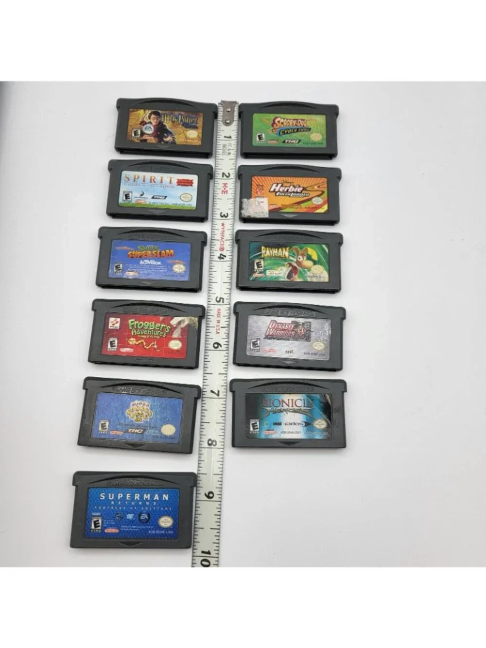 GBA Cartridge Games Lot Game Boy Advance Untested 11 Game Collection